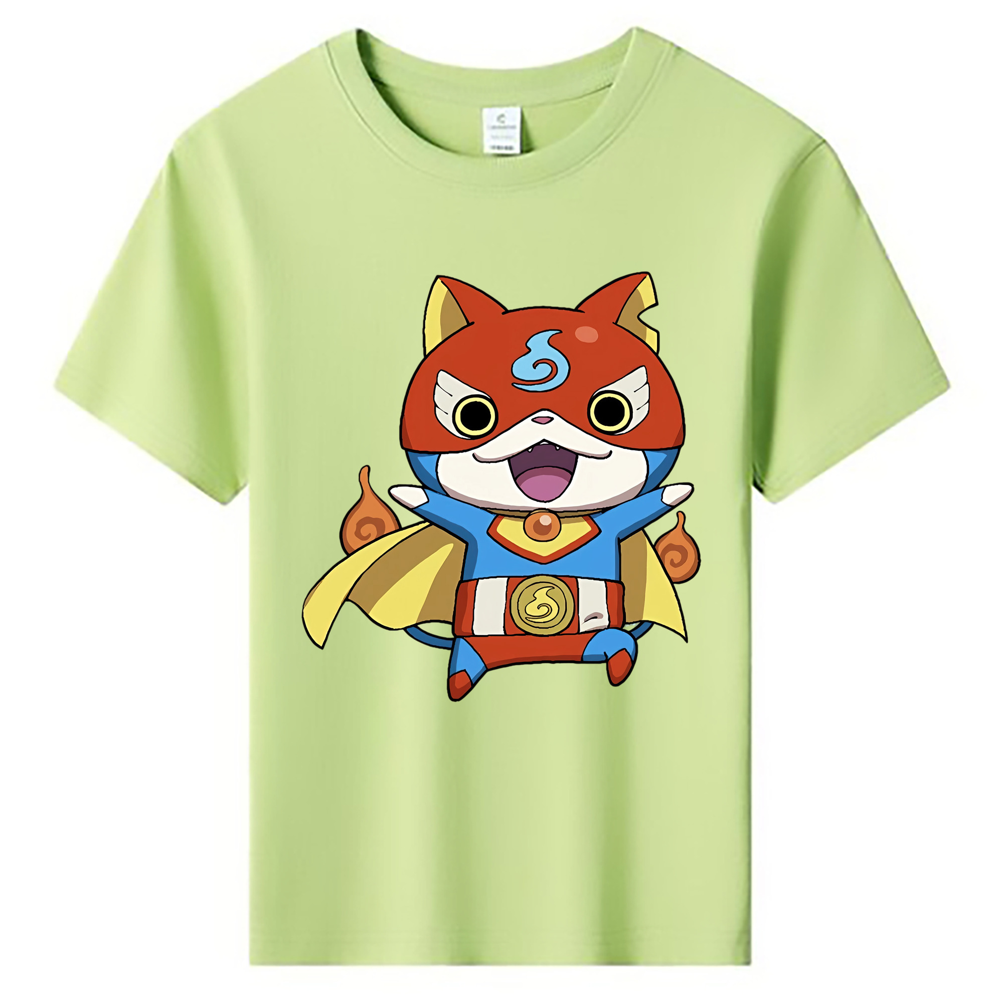 （画像用） 妖怪ウォッチ Yo-kai Watch 綿100％キッズTシャツ（フロントプリント）